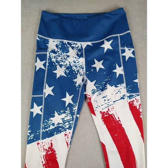 Constantly Varied Gear CVG Leggings American Flag Size Small Squat Pockets - Picture 2 of 6